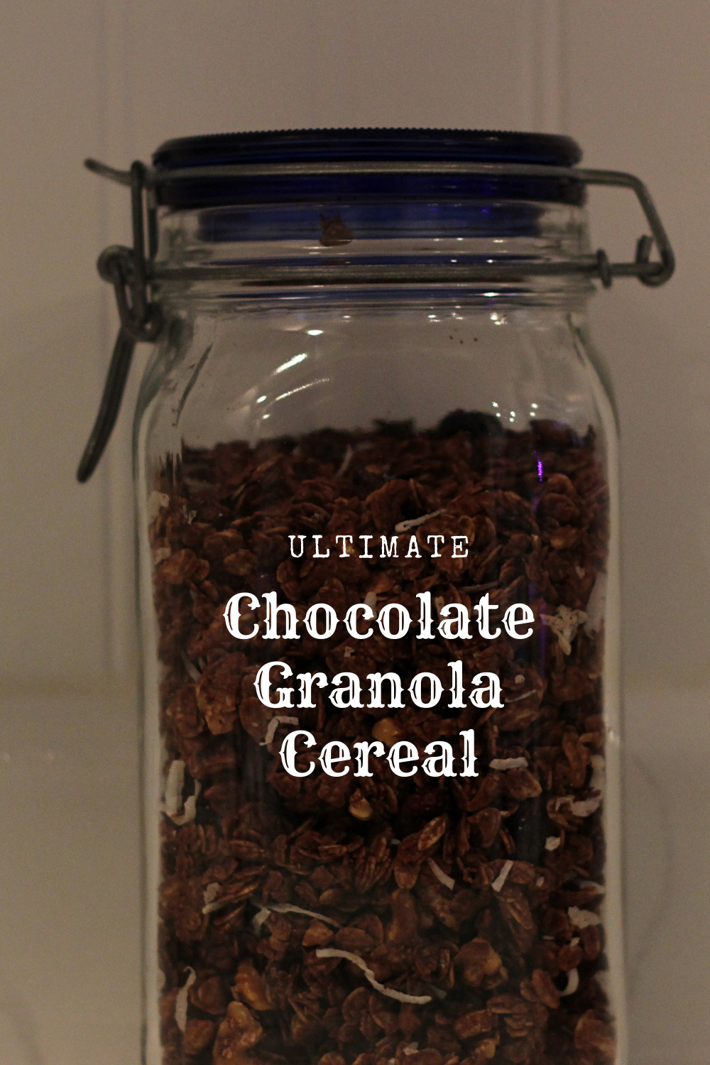 Crunchy Chocolate Granola Cereal The Ultimate Breakfast! Dani's