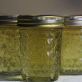 jars of dandelion jelly