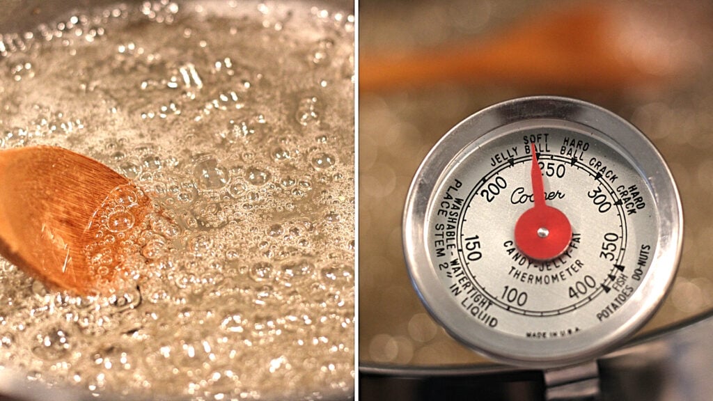 mixture first boilt to soft ball stage