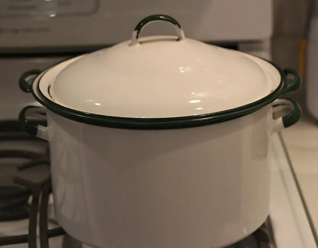 vintage double boiler pot