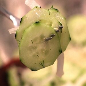 old-fashioned cucumber salad