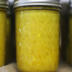 hot pepper mustard in jar