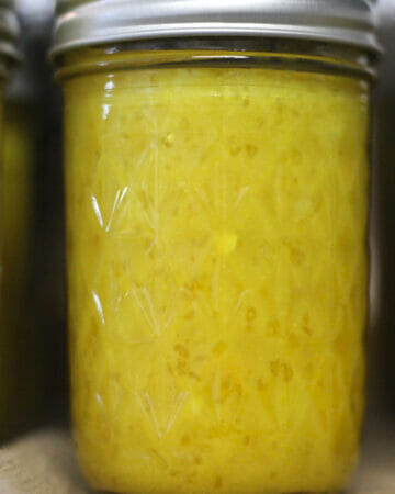 canned hot pepper mustard