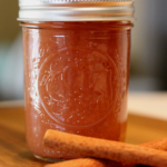 homemade preserved applesauce