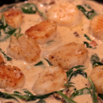 creamy Tuscan scallops