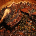 slow cooked braised beef short ribs