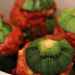 turkey stuffed zucchini balls