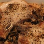 pork chops and rice