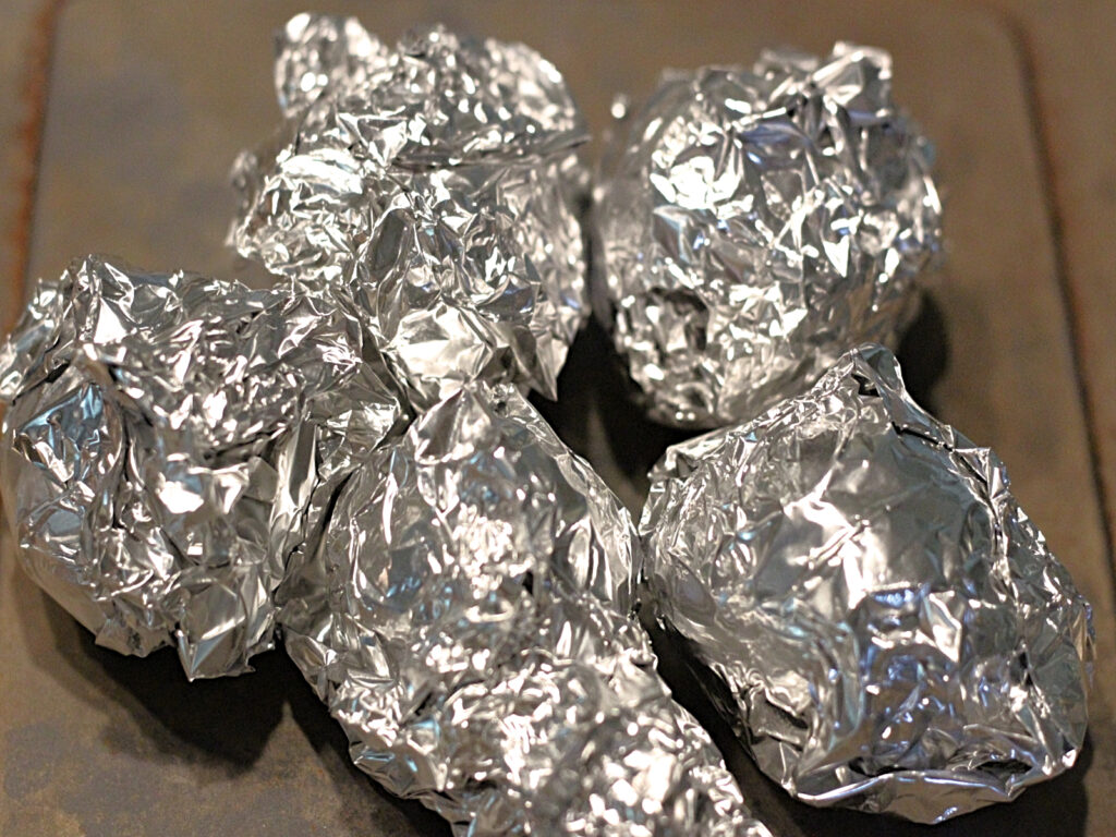 beets wrapped in foil