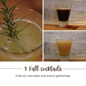 3 fall cocktails
