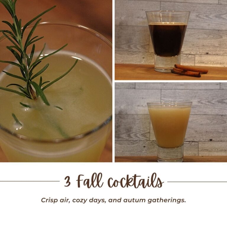 3 fall cocktails