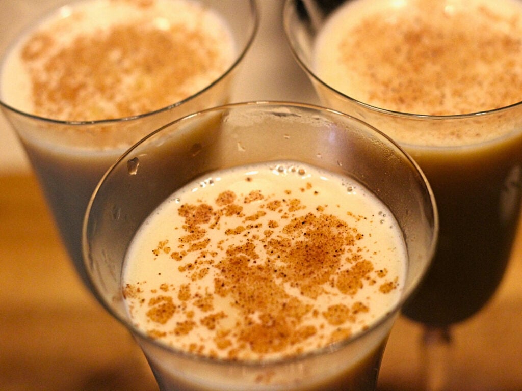 eggnog panna cotta