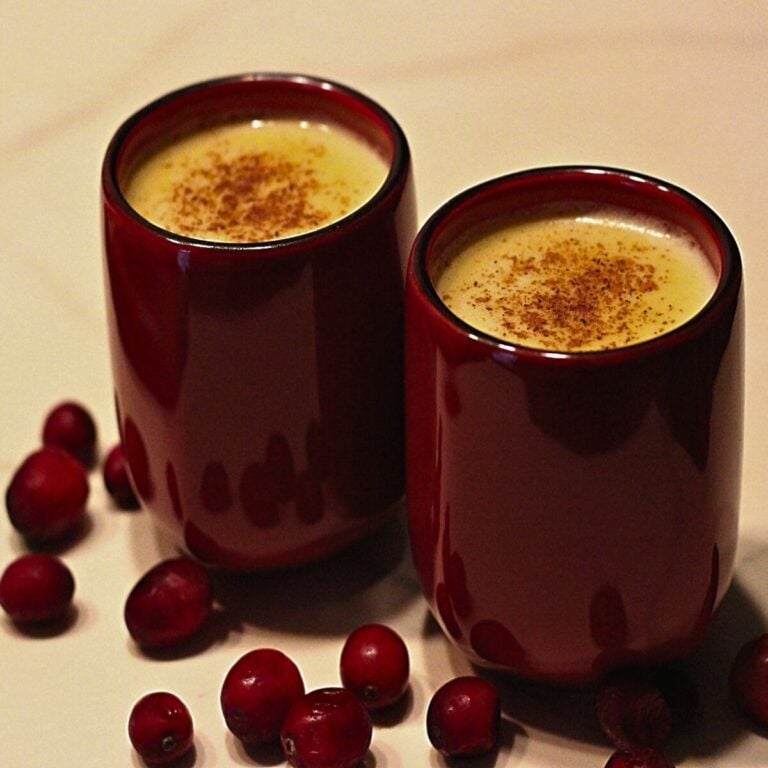 eggnog panna cotta