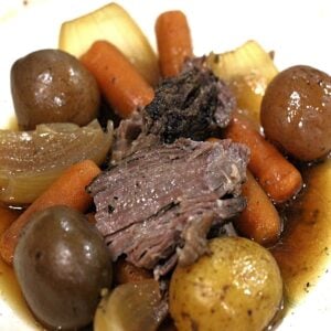 Slow cooker pot roast