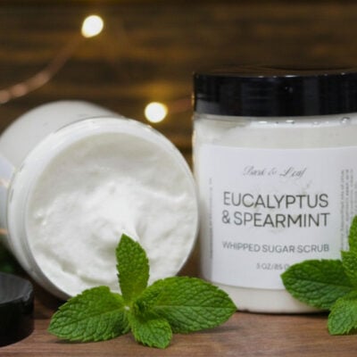 eucalyptus spearmint whipped sugar scrub