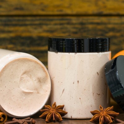 cinnamon orange clove whipped sugar scrub